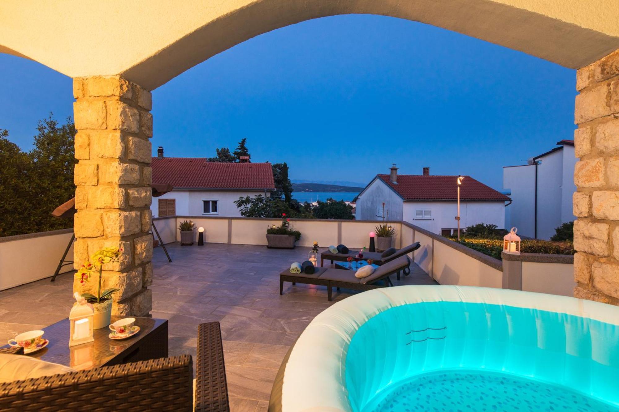 Apartment Tara With Seaview Крк Экстерьер фото